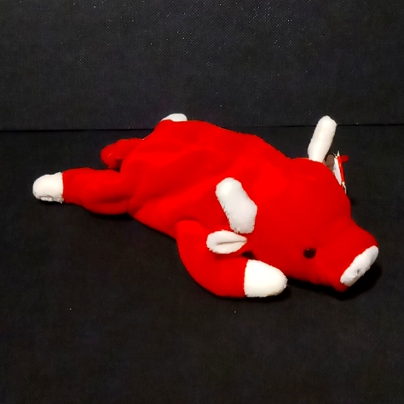 Vintage & Retired 1995 TY Beanie Baby "SNORT" Rare w/Errors - Picture 2 of 11